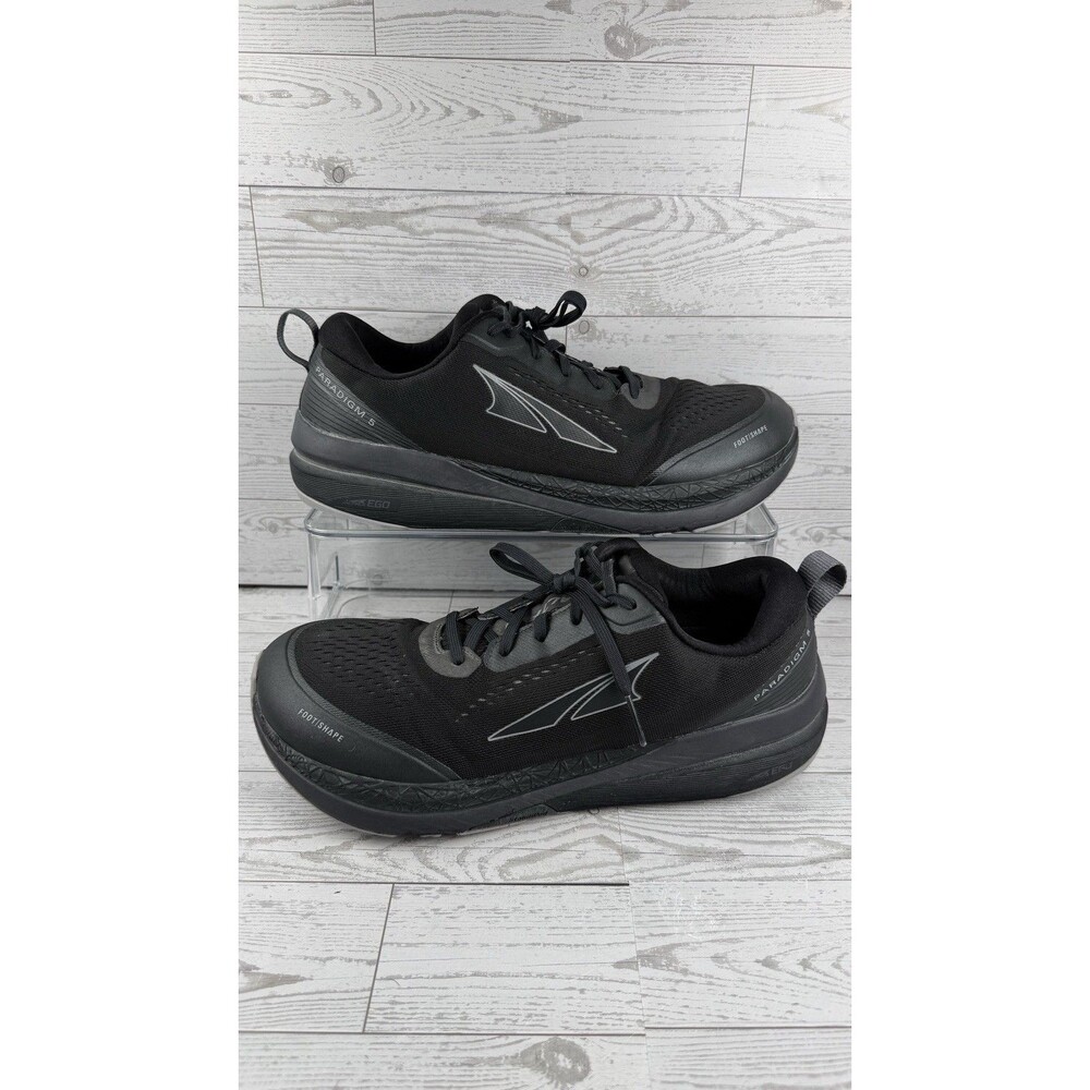 Altra Sneakers Mens 11.5 Paradigm 5 Black Running Athletic Gym Shoes #480